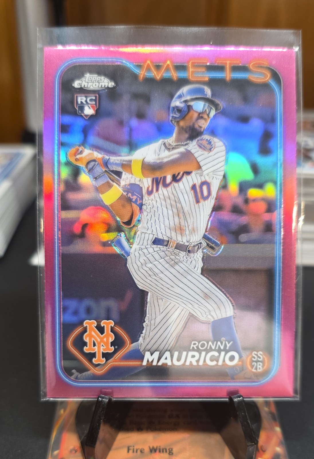 2024 Topps Chrome - Ronny Mauricio #28 Pink Refractor (RC)