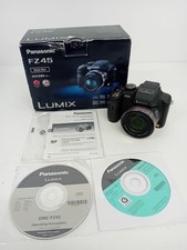 PANASONIC Lumix DMC-FZ45 Black Digital Camera 14.1MP 24x Optical Pouch - L249*