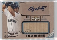 2014 Triple Threads Unity Jumbo Relics Sapphire 6/10 Edgar Martinez Auto HOF 0c3
