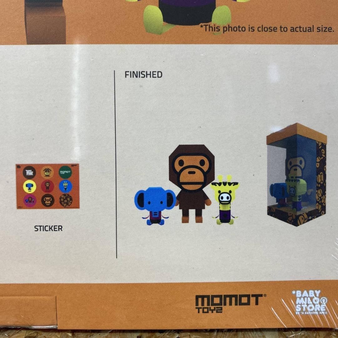 A BATHING APE PAPER TOY STICKER Set of 5 thumbnail 5