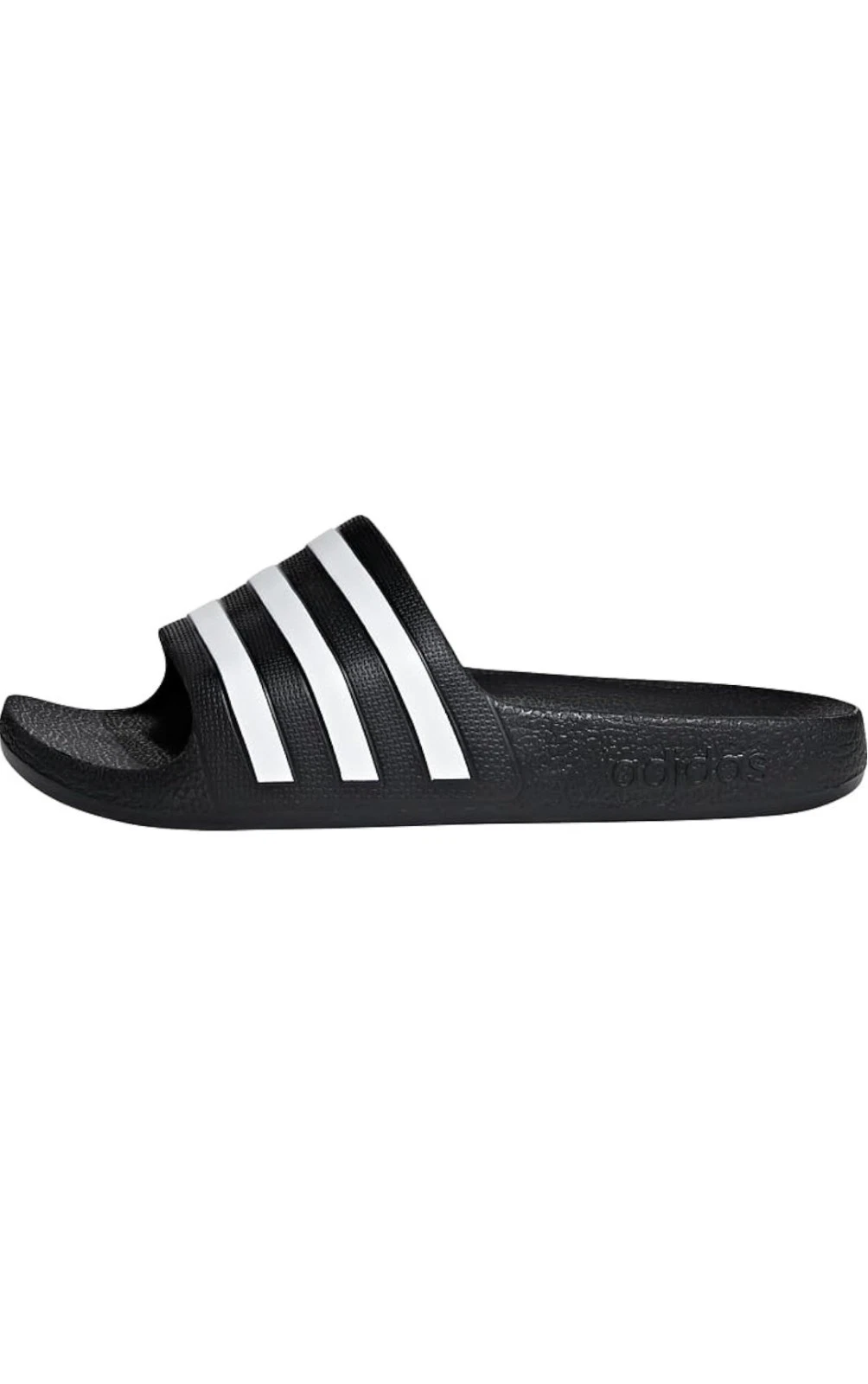 Adidas Adilette Aqua Slides Junior Sizes - Black - Free Same Day Dispatch