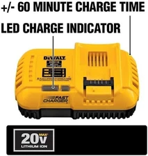 DeWALT DCB118 Flexvolt 20V 60V MAX Rapid Fast Li-Ion Battery Charger, NEW