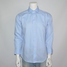 BROOKS BROTHERS Regular Fit Non Iron Herringbone Cotton Dress Shirt 16 32/33