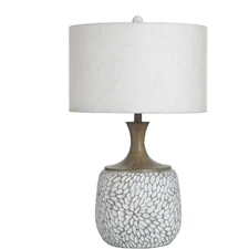 StyleCraft Home Collection L333402DS OPEN BOX Carved Roanoke Table Lamp