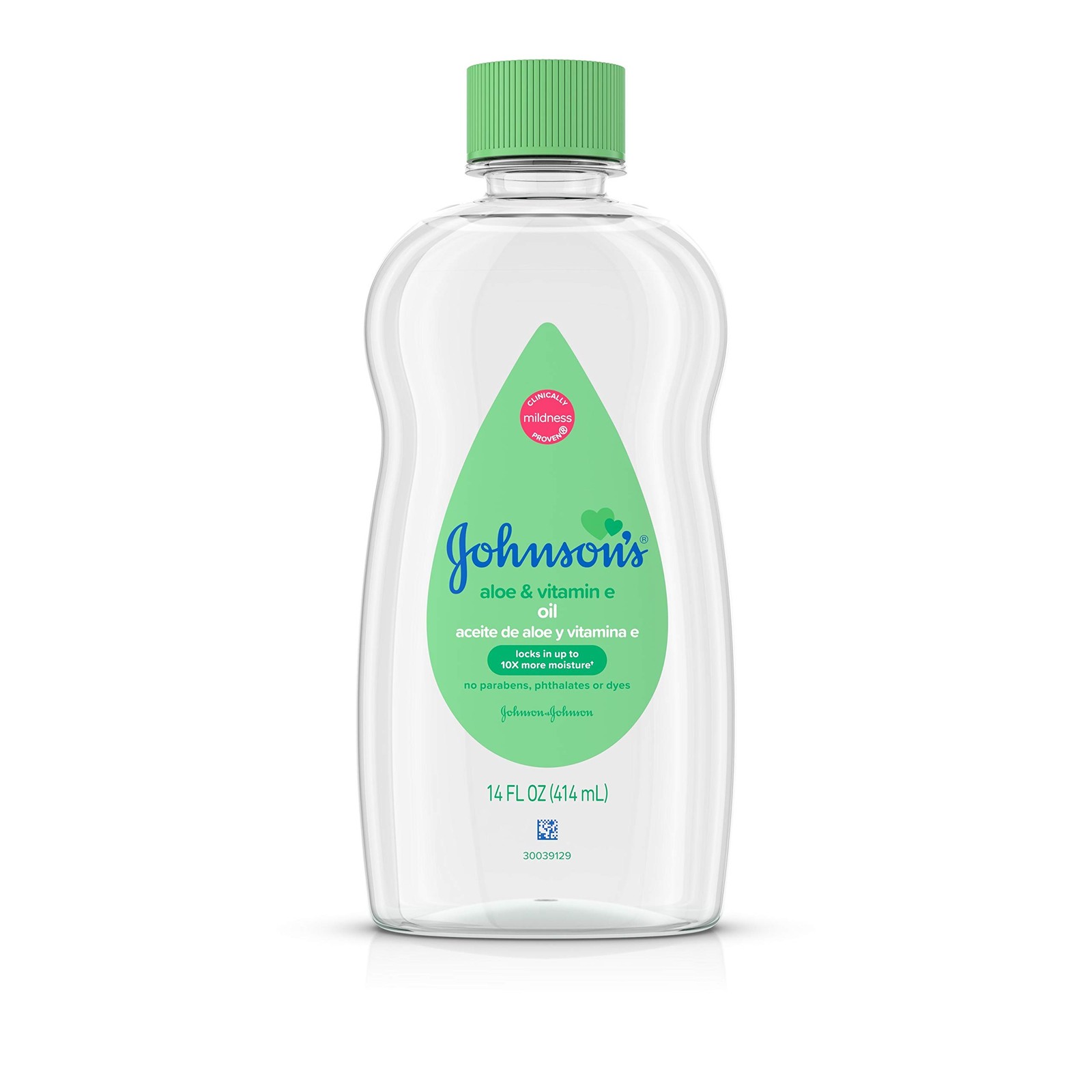 J&J Oil Aloe Vera and Vitamin E 14 fl oz (414 ml)