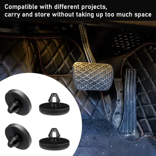 Brake Switch Stopper, Car Brake Pedal Stop Pad Replacement Compatible 4 PCS - Picture 5 of 7