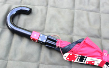 VINTAGE ARAMIS PLAYING TO WIN PROMOTIONAL UMBRELLA  ORIGINAL TAG  DICE HANDLE