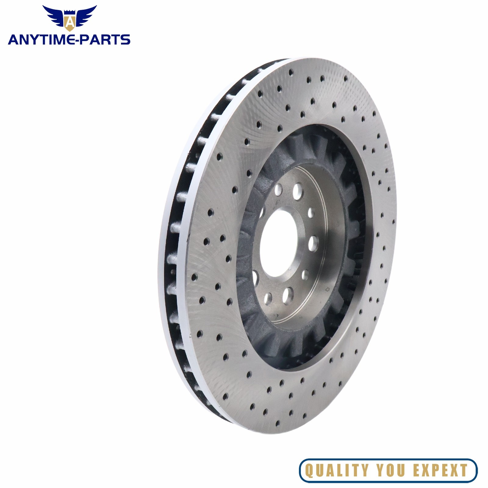 2x Front Brake Rotors 670030935 Fits Maserati Ghibli Quattroporte Brake Disc