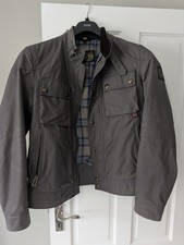Belstaff Men's Waxed Cotton Racemaster Jacket Faded Olive, Size UK42 IT52 XL