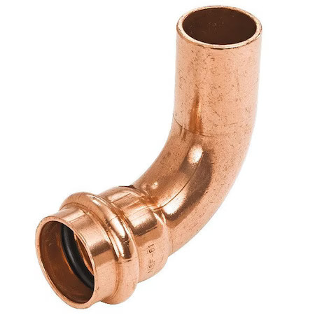 Nibco 9059356Pc Copper, 90Elbow, Press-Fit, 2In, Ftg, 2In