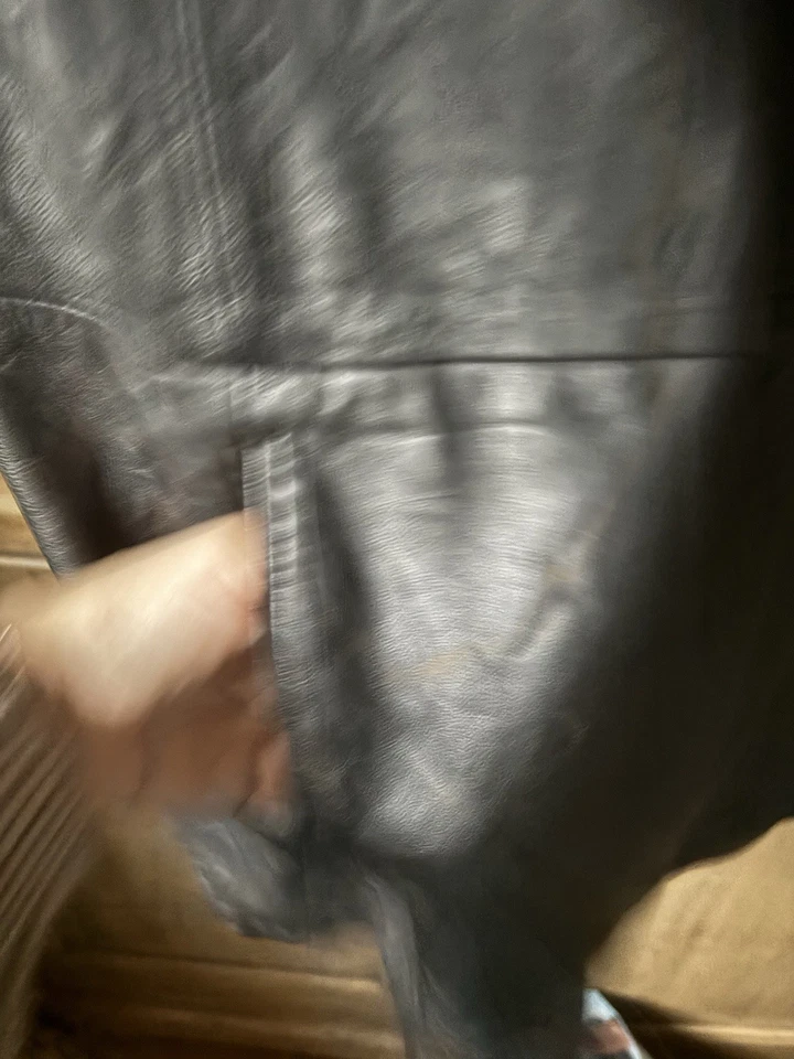 Theory Lamb Leather Mini Dress Size 8 Excellent Condition - Image 4 of 4