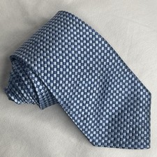 Brooks Brothers All Silk Tie Blue Navy Heavy Textured Thick Weave Prep Necktie