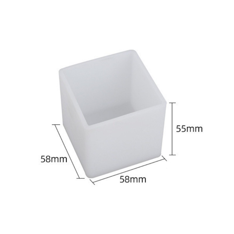 Rectangle Square Silicone Resin Mold Epoxy Resin Mold Cube Casting Mold