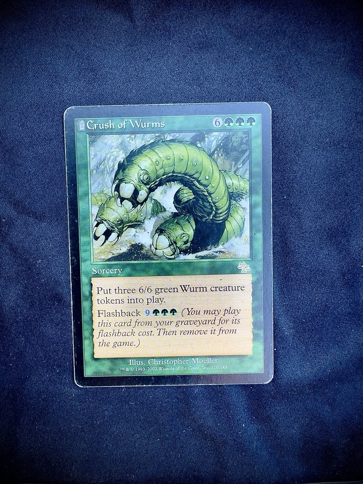 Crush of Wurms – Judgment Rare – MTG – LP – Commander Big Mana Wurm Token Maker