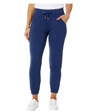 Lilly Pulitzer Navy Blue Jogger Pant Elastic Waist Drawstring Sporty Size Small