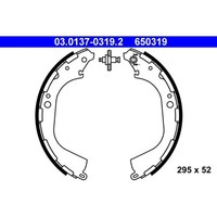 ATE Bremsbacken Satz Hinterachse Passend FÜR Nissan Navara Pathfinder Pick