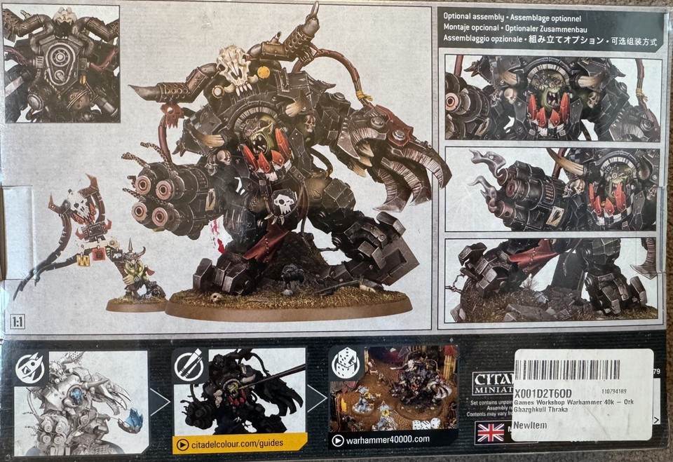 Ghazghkhull Thraka Warhammer 40k Orks OOP Metal Good Condition With