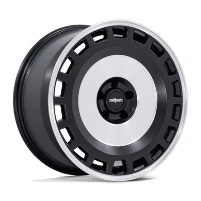 19x10.5 Rotiform Wheels RC213 Zbf Matte Black W/ Machined Face 5x120 Rims (4pcs)