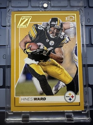 2024 Panini Zenith Hines Ward #86 1st Down /100 Iowa State Purple Brock Purdy