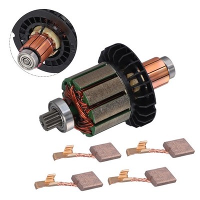 Armature and Carbon Brush Kit for DHP482RAE DHP482Z For DDF482RME DHP482RME