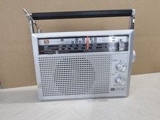 Vintage GE 7-2940B AM FM TV Weather Radio Portable Hong Kong Tested Works