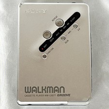 SONY WM-EX677 1999 Silver Walkman Vintage Cassette Player Made in Japan Tested