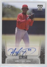 2020 Leaf Draft Auto Hector Yan #BA-HY1 Auto 4z8