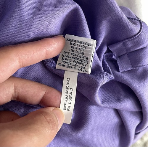 POLO RALPH LAUREN Classic Fit 100% Cotton Short Sleeve Polo Shirt XL Purple - Picture 9 of 9