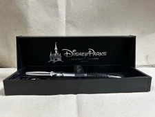 Disney Parks Authentic Original Ball Point Pen Silver and Black
