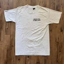 Vintage 90s Asbury Park Press 100 Roll Club T Shirt Large Screen Stars Best USA
