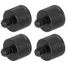 4Pcs Mic Stand Adapter 3/8 Female to M10 Male Screw Adapter Aluminum Alloy