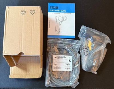 New Zebra Symbol LS2208-SR20007R-NA Laser Barcode Scanner with USB Cable