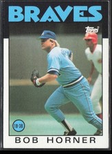 1986 Topps Bob Horner Atlanta Braves #220