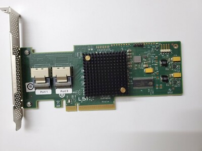 LSI 9210-8i = (9211-8i) 6Gbps SAS HBA FW: P20 IT Mode ZFS FreeNAS unRAID
