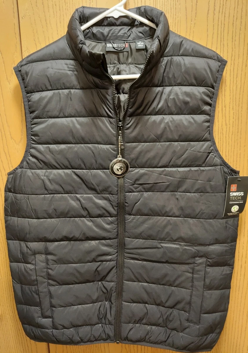 Swiss Tech Men's and Big Men's Puffer Vest, Up to 5XL 