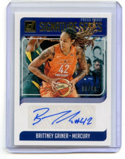2019 Panini Donruss WNBA BRITTNEY GRINER Gold Press Proof Signatures Auto /99