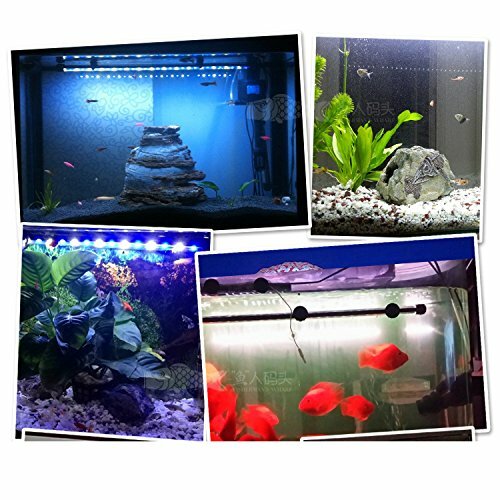 White & Blue 38cm Aquarium Lamp LED Fish Tank Light IP68 5050 SMD Submersible UK - Picture 4 of 6