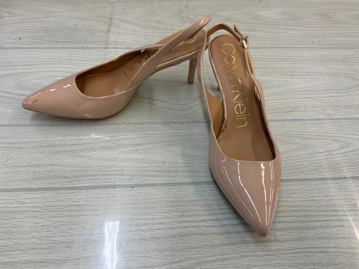Calvin Klein Giona Slingback Pumps Women s Size 10 M Sand NEW MSRP 109.95