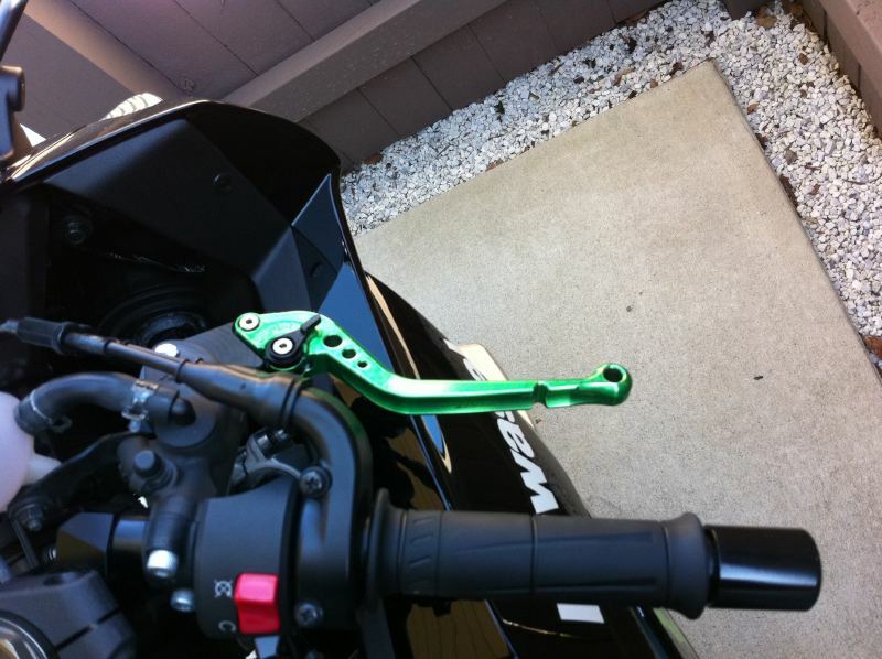 Leviers frein et embrayage KAWASAKI ZX6R anti-casse repliables pour piste et route