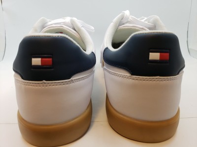 Tommy Hilfiger Men\'s Leather White Athletic Shoes - Thyme Tommy Hilfiger Shoes Mens 10 Thyme Sneakers Faux Leather  main image 3