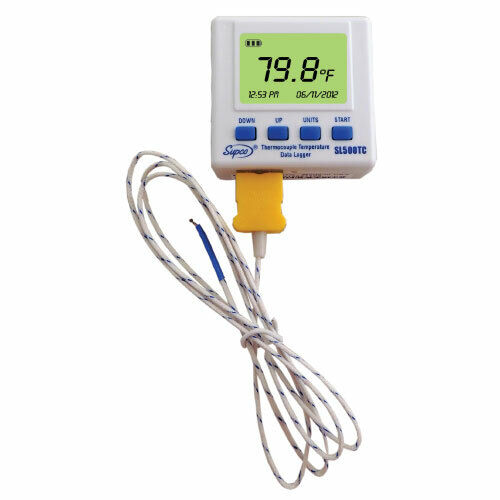 Supco SL500TC Thermocouple Temperature Data Logger w/ Probe, Software, USB Cable - Afbeelding 1 van 1