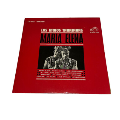 Vinyl Los Indios Tabajaras Maria Elena RCA Records Victor 1963 LP Album Preowned