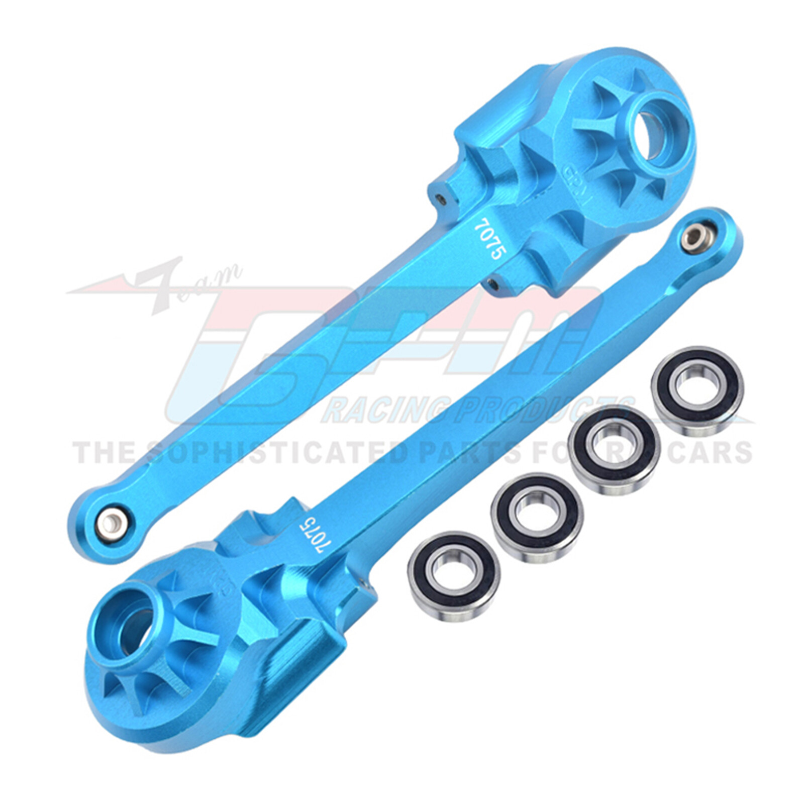 7075 Aluminum Rear Suspension Arms for Tamiya 1/10 BBX BB-01 RC Chassis