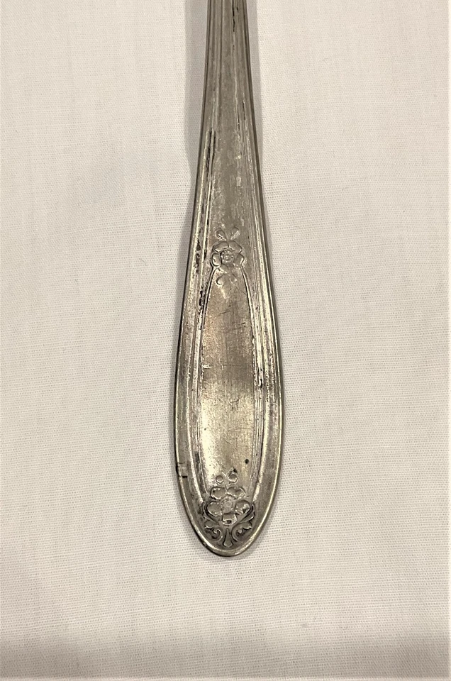 Cubiertos - Plato de plata Carlton, tenedor de cena, patrón no identificado Foto 2 de 4