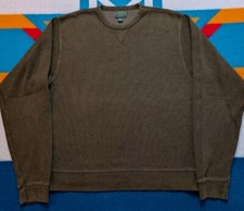C.C. Filson Wool Blend Guide Knit Sweater Crewneck Pullover Seattle Brown Large