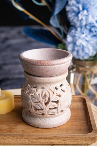 Aromalampe - Raja - aus Naturspecktein von Berk
