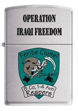 1st Battalion 4th Aviation Regiment   B - Company Zippo MIB Reapers OIF  BC 2005