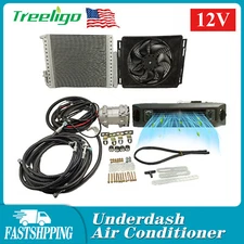 12V Electric Cooling Only Air Conditioner Universal Underdash Auto Car A/C Kit