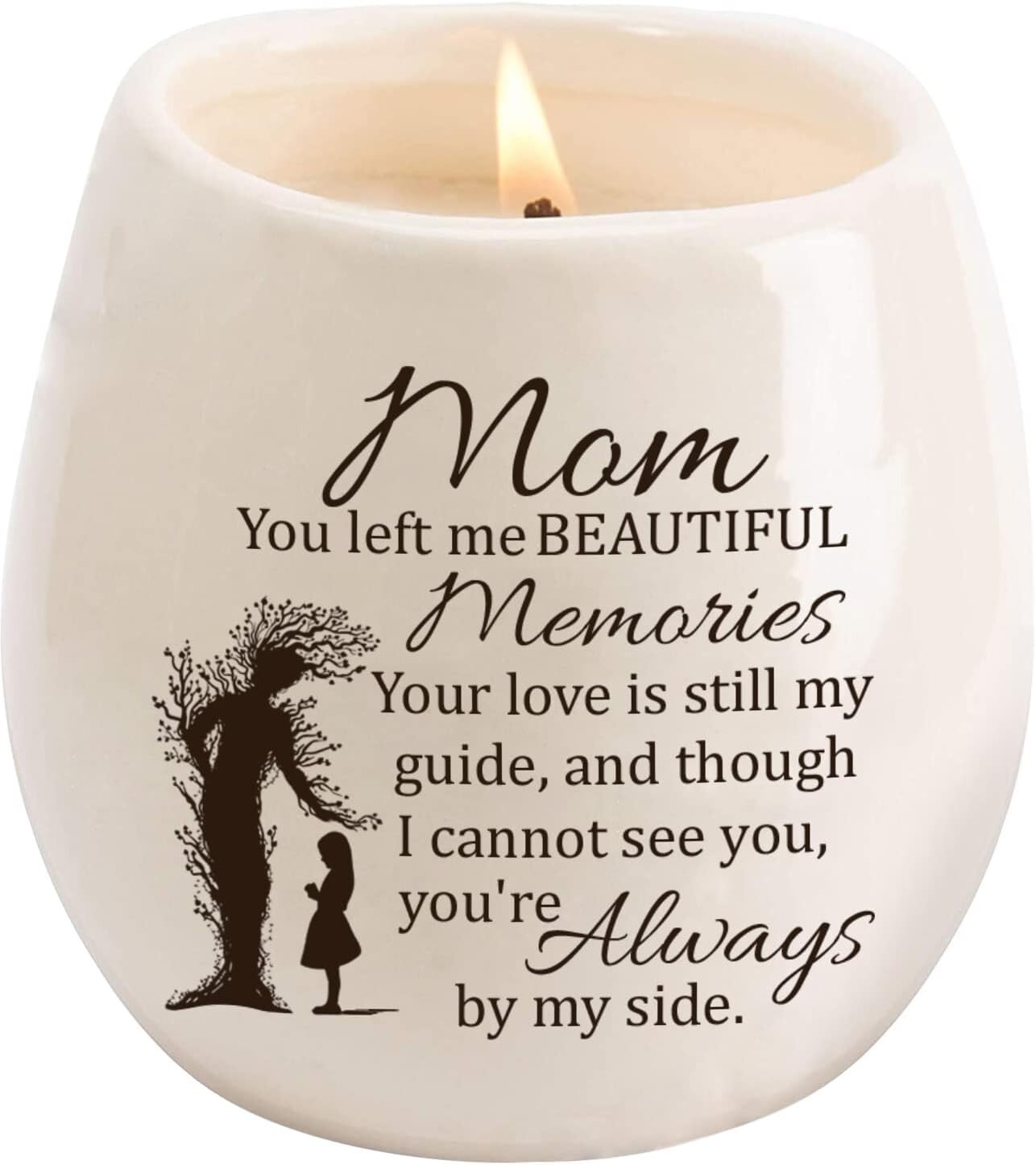 Mom Memorial Candle Gifts For Daughter, Sympathy Gift For Loss Of Mom, Mother Me