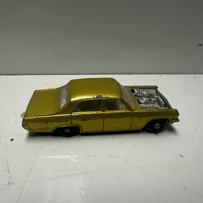 Vintage Matchbox Series No. 36 Opel Diplomat Gold Lesney England